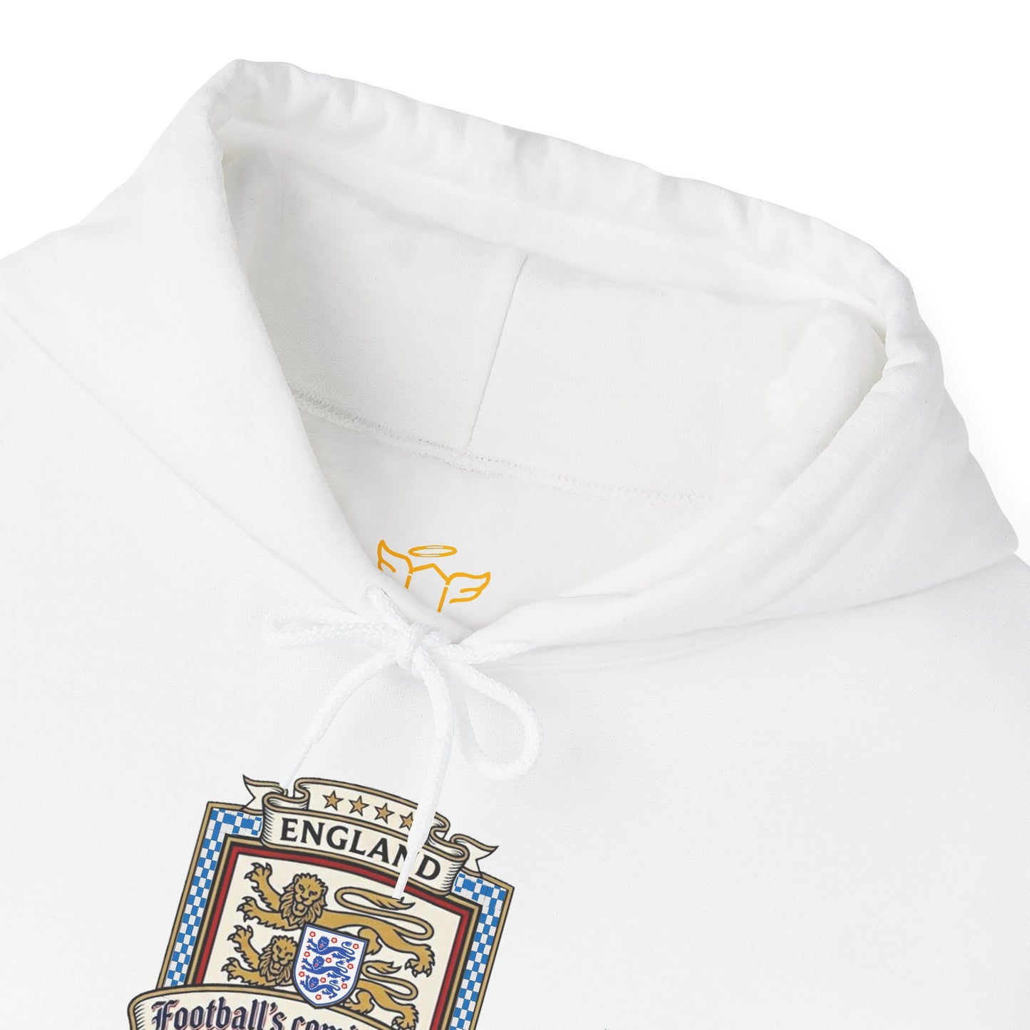 England Football Crest Hoodie - "Football's Coming Home" Soccer Fan Pullover