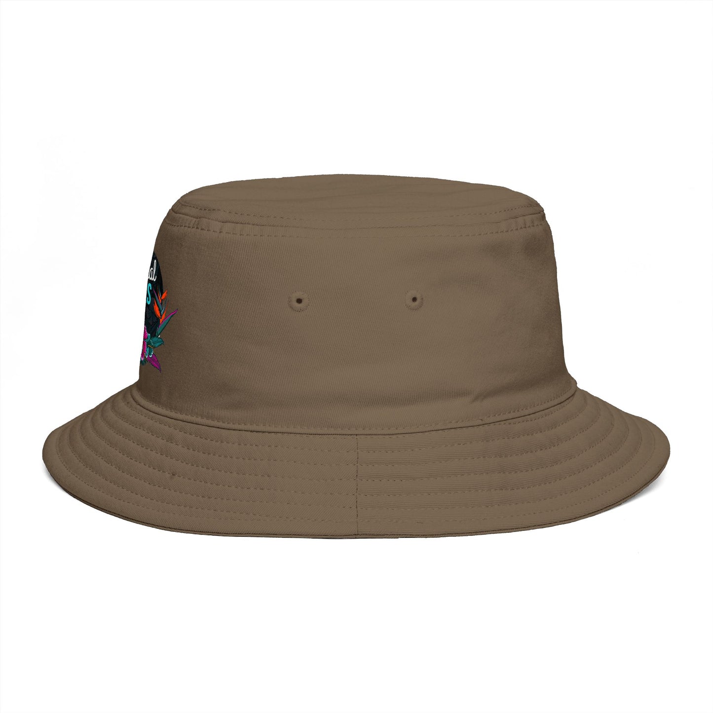 SummerBucket Hat — Tropical Vibes Embroidered Floral Beach Hat - Trending Novelties & Gifts