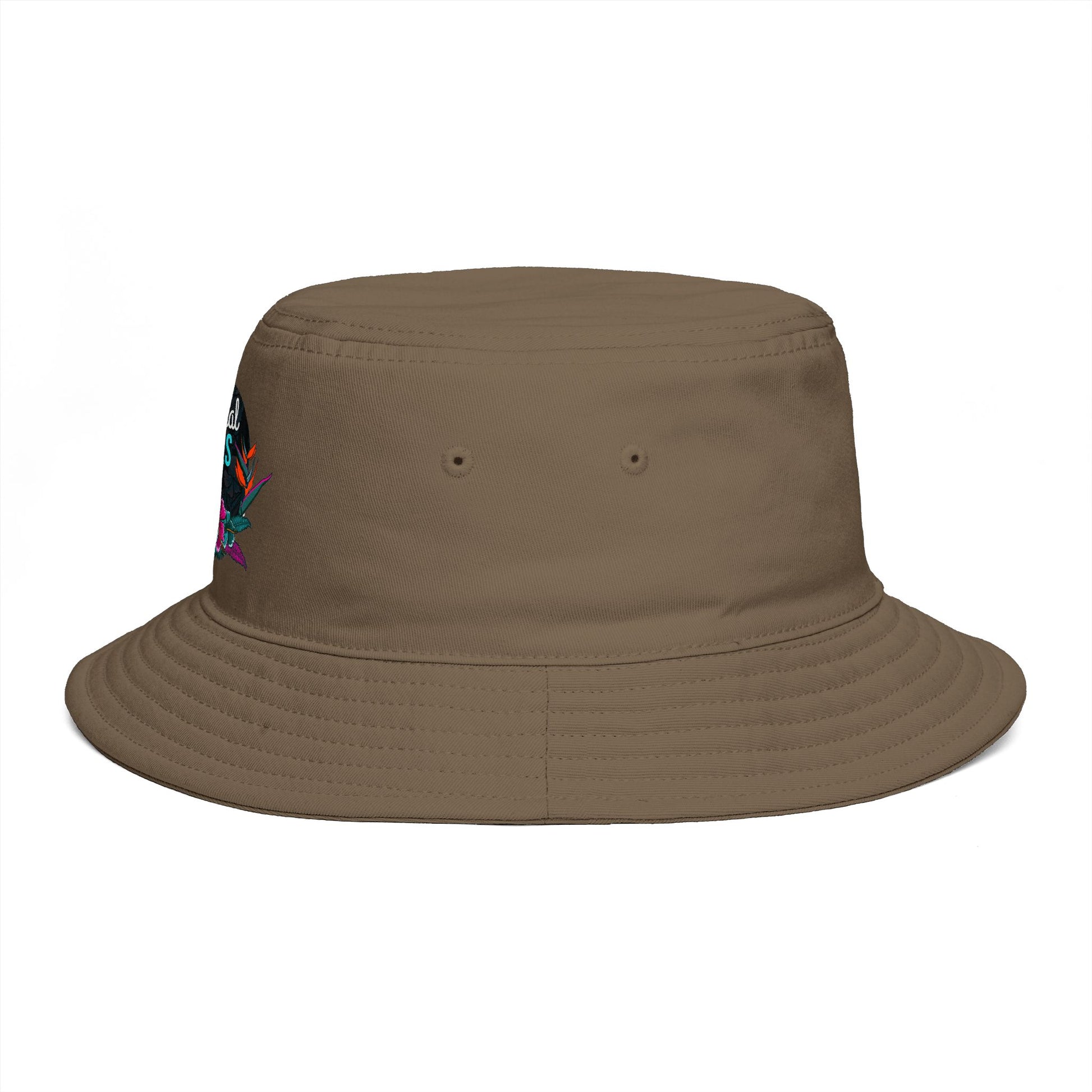 SummerBucket Hat — Tropical Vibes Embroidered Floral Beach Hat - Trending Novelties & Gifts