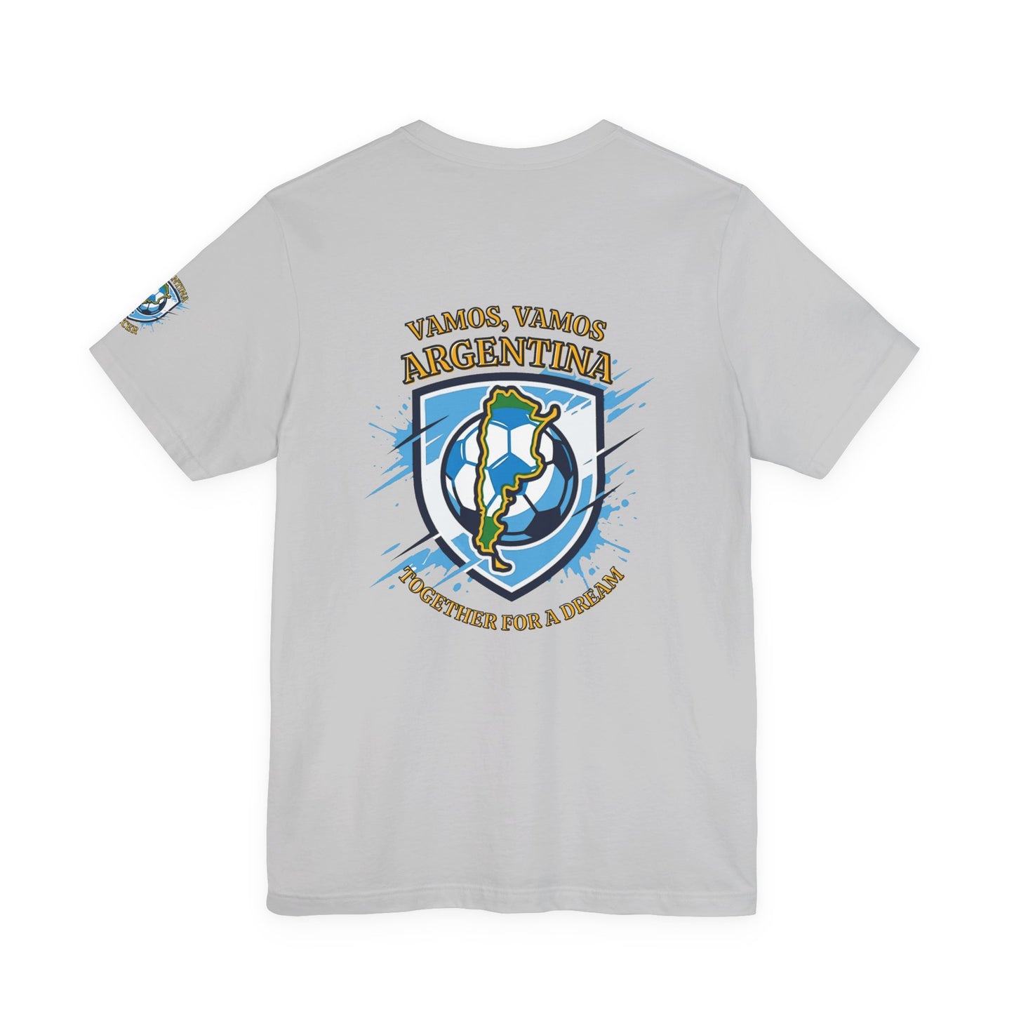 Argentina Soccer T-Shirt - "Vamos, Vamos Argentina" Together for a Dream Fan Tee - Trending Novelties & Gifts