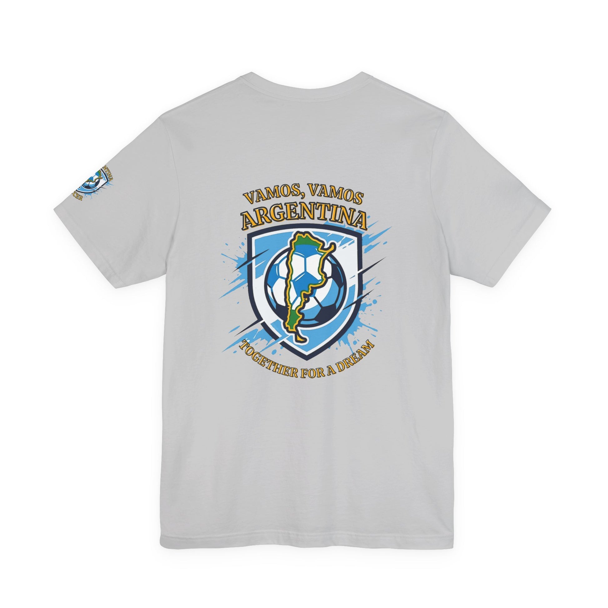 Argentina Soccer T-Shirt - "Vamos, Vamos Argentina" Together for a Dream Fan Tee - Trending Novelties & Gifts