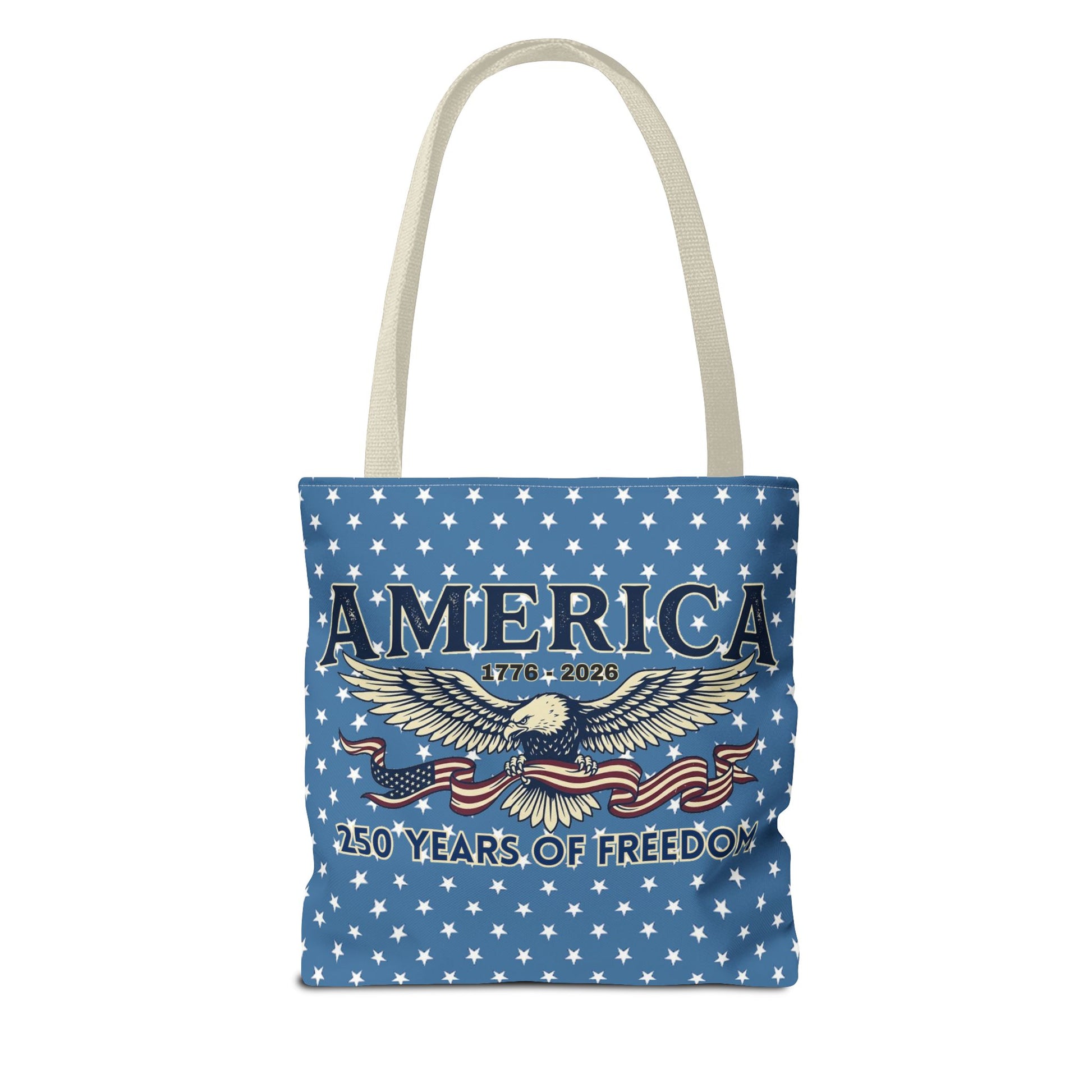 USA 250th ANNIVERSARY Patriotic Tote Bag  | America's 250 Years of Freedom" Eagle Design Tote - Trending Novelties & Gifts