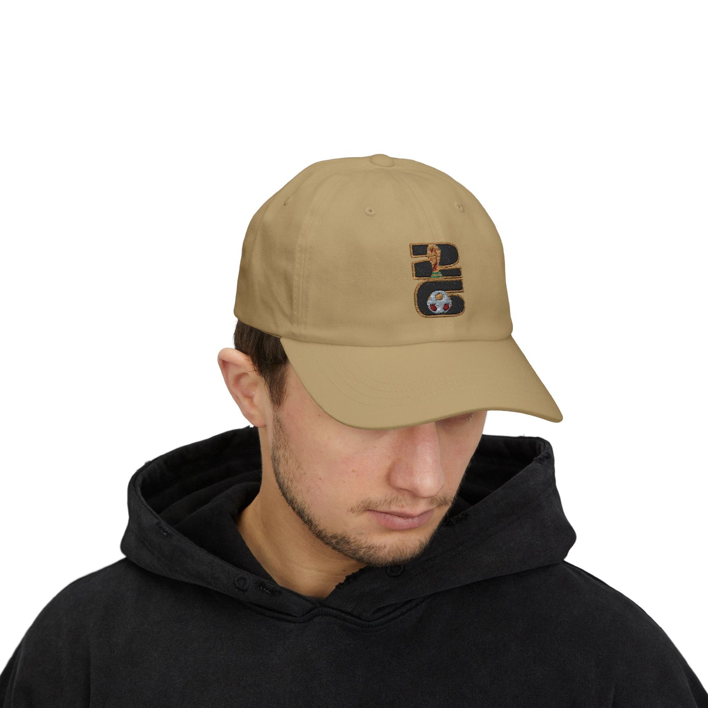 Dad Cap with World Cup Soccer '26 Embroidery —  Adjustable Baseball Hat