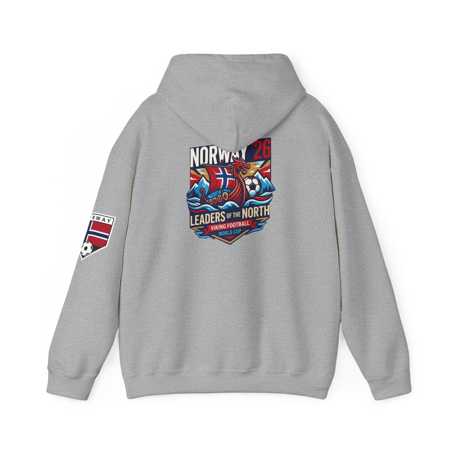 Norway '26 Leaders of the North Hoodie — Norwegian Soccer Fan Pullover