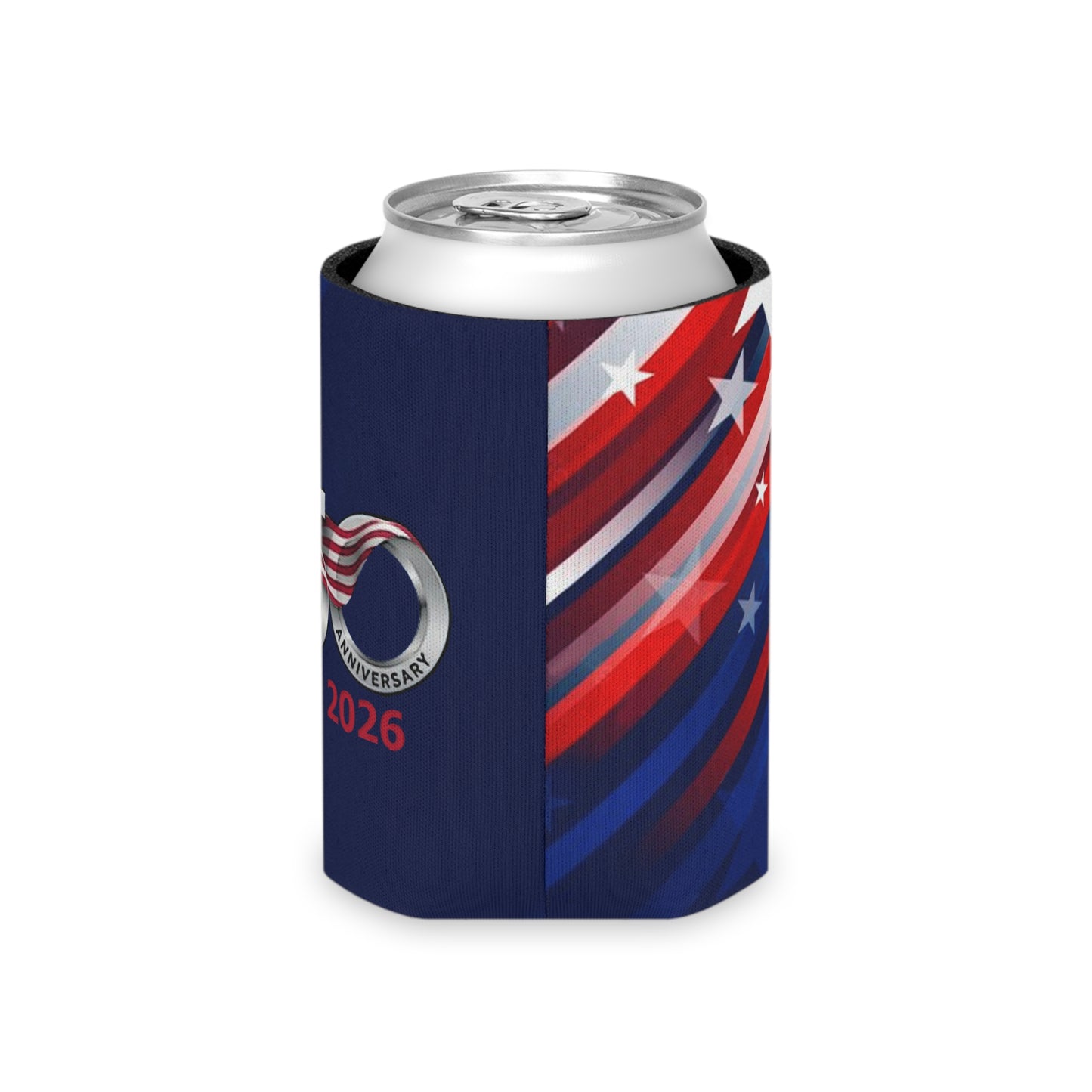 USA 250th ANNIVERSARY American Flag Can Cooler – Patriotic Koozie - Trending Novelties & Gifts