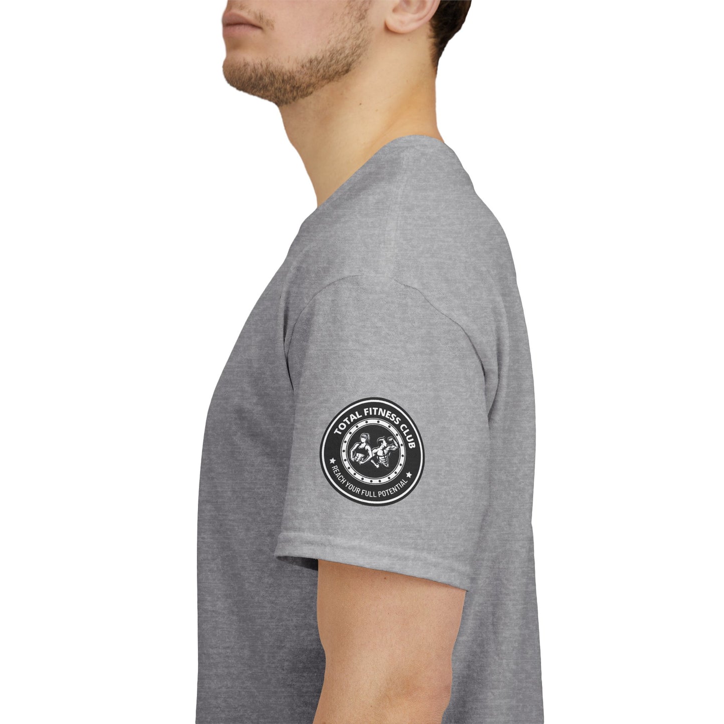 Funny Gym Fitness  Quotes Cotton Tee, I Eat Clean and Stay Fit. FQT