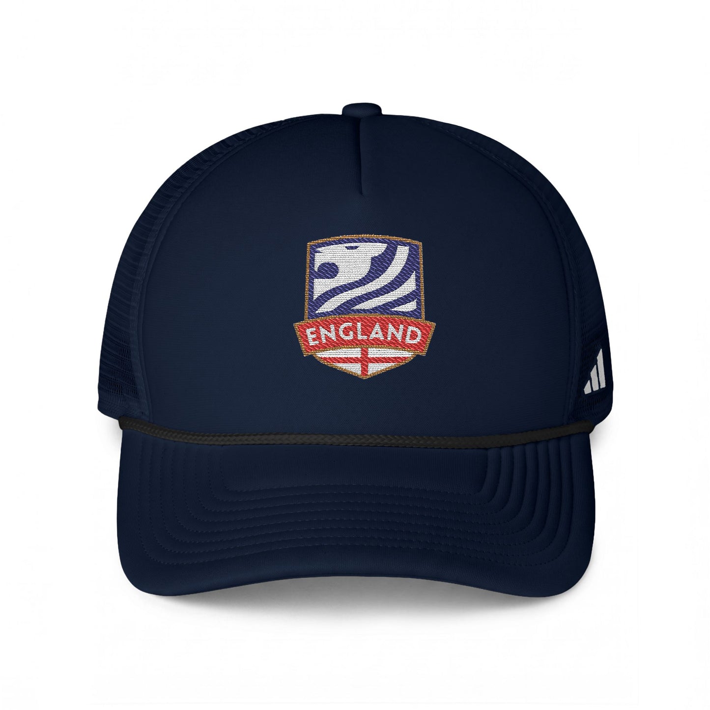 England Crest Trucker Hat – Vintage Soccer Patch Cap