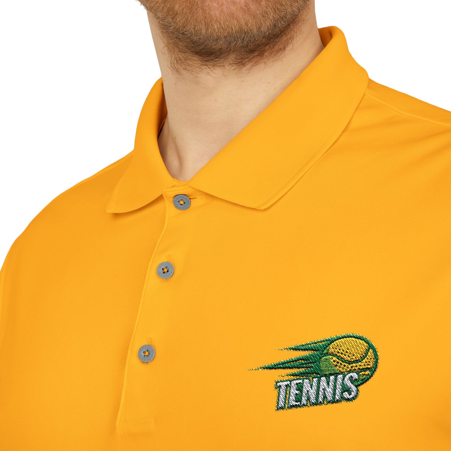 Adidas Tennis Affair Polo Shirt -  Creative Graphic Motif