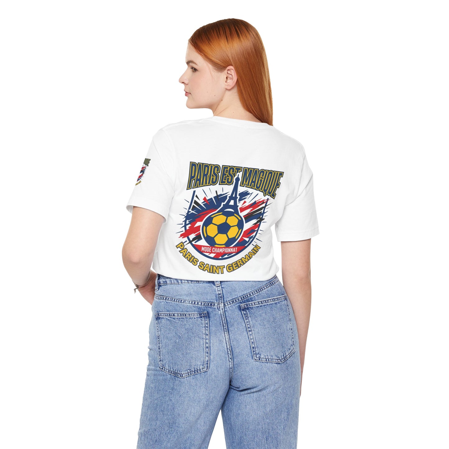 Paris-inspired Soccer Crest Tee | Paris Saint Germain Soccer Fan T-shirt - Trending Novelties & Gifts