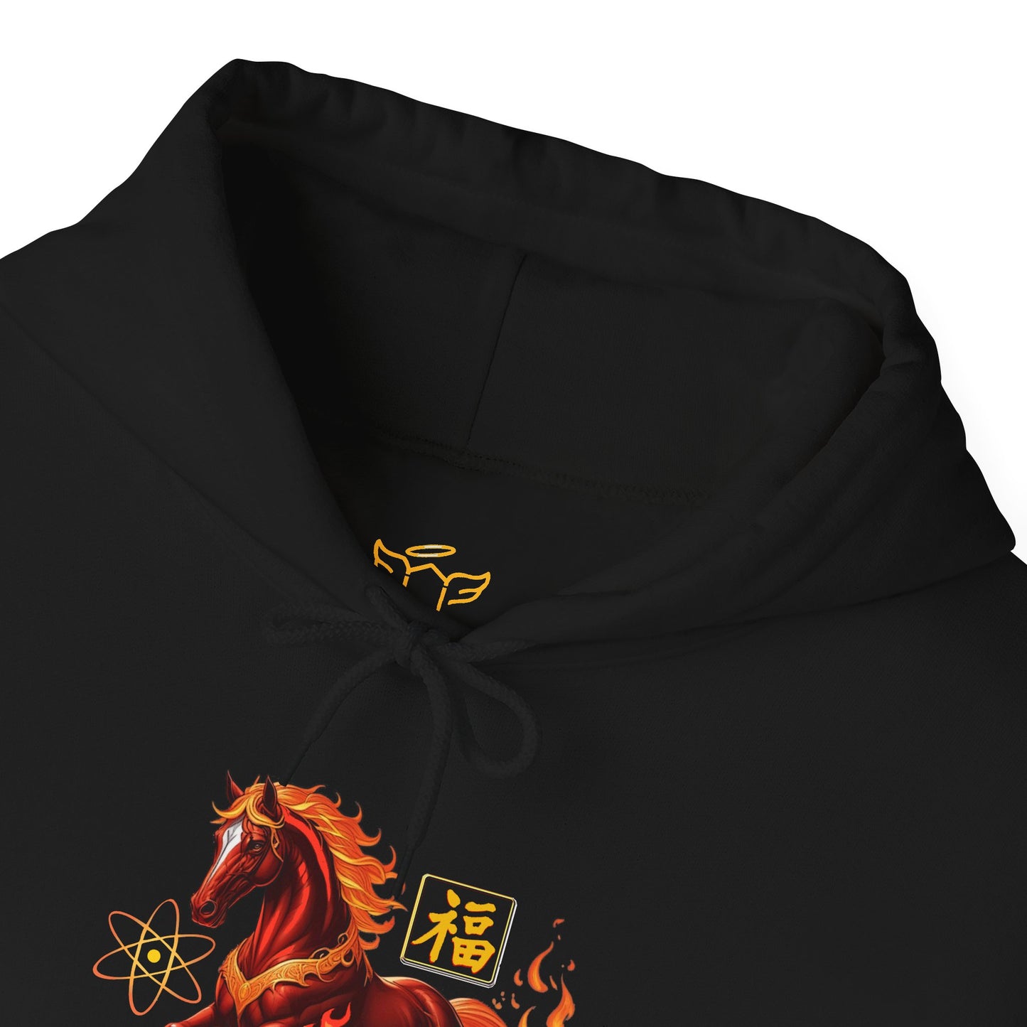 Horse of Fire Hoodie – Chinese New Year Lucky Horse Novelty Tee