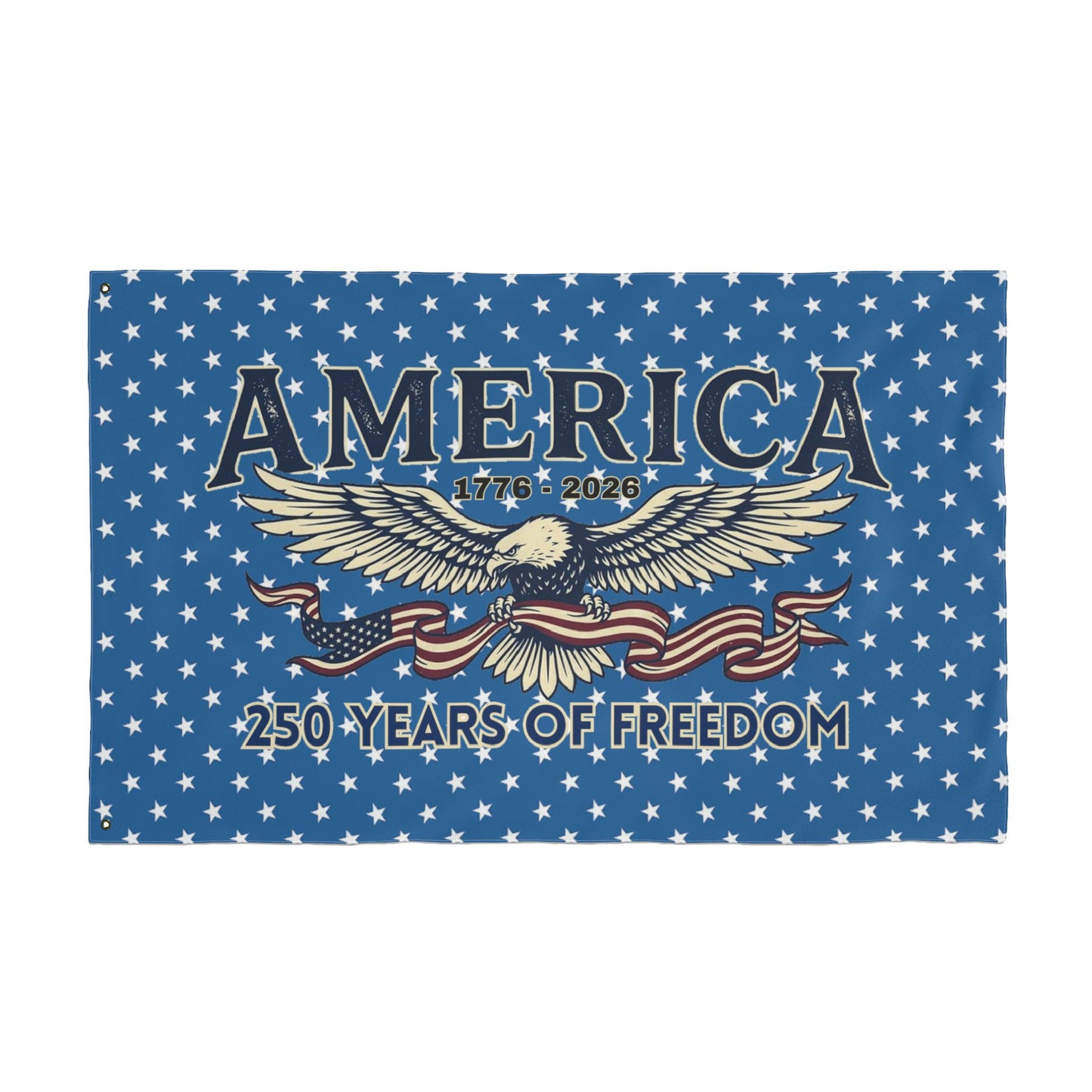 America 250 Years of Freedom Double-Sided Flag with Eagle | USA 250th ANNIVERSARY Double-Sided Flag - Trending Novelties & Gifts