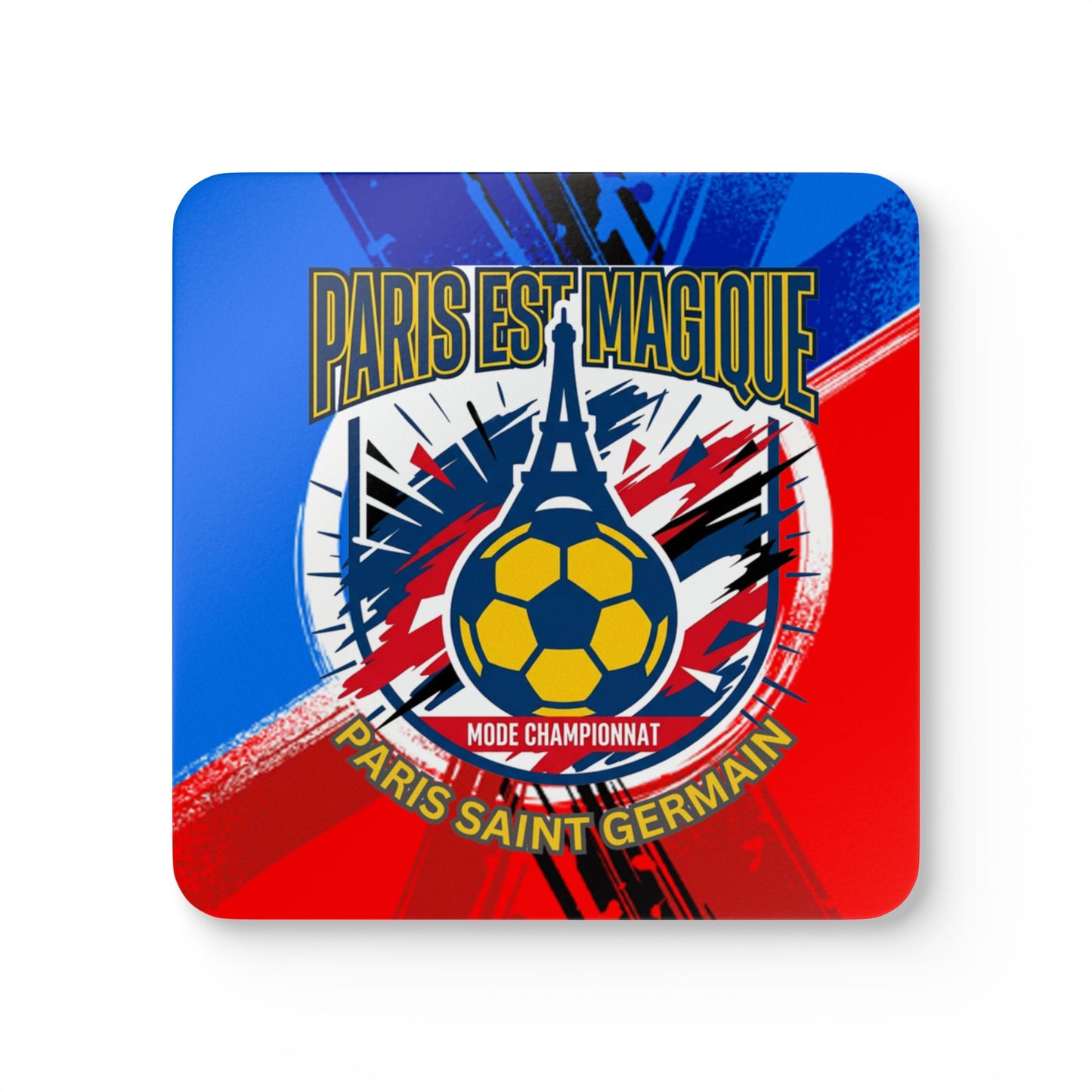 Paris Saint-Germain Soccer Cork Coaster Set – "Paris Est Magique" Team Drink Coasters - Trending Novelties & Gifts