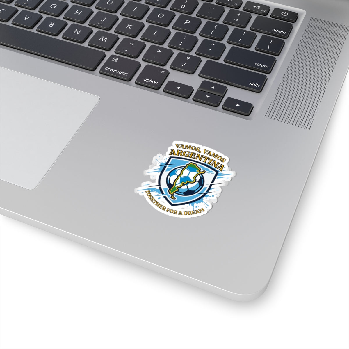 Argentina Soccer Sticker — "Vamos, Vamos Argentina" Kiss-Cut Football Sticker - Trending Novelties & Gifts