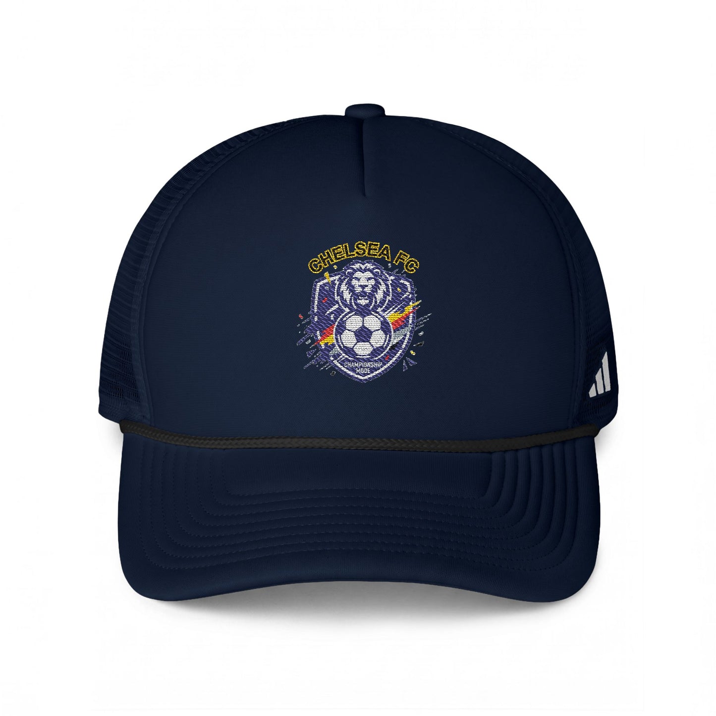Lion Soccer Crest Trucker Hat – Chelsea Football Fans Patch Cap - Trending Novelties & Gifts