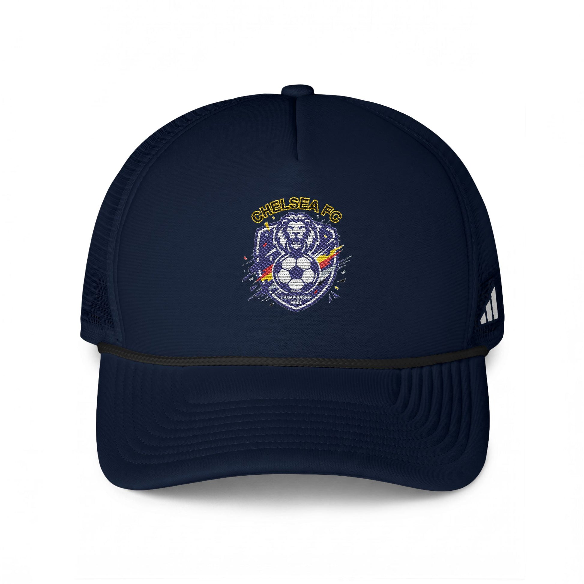 Lion Soccer Crest Trucker Hat – Chelsea Football Fans Patch Cap - Trending Novelties & Gifts