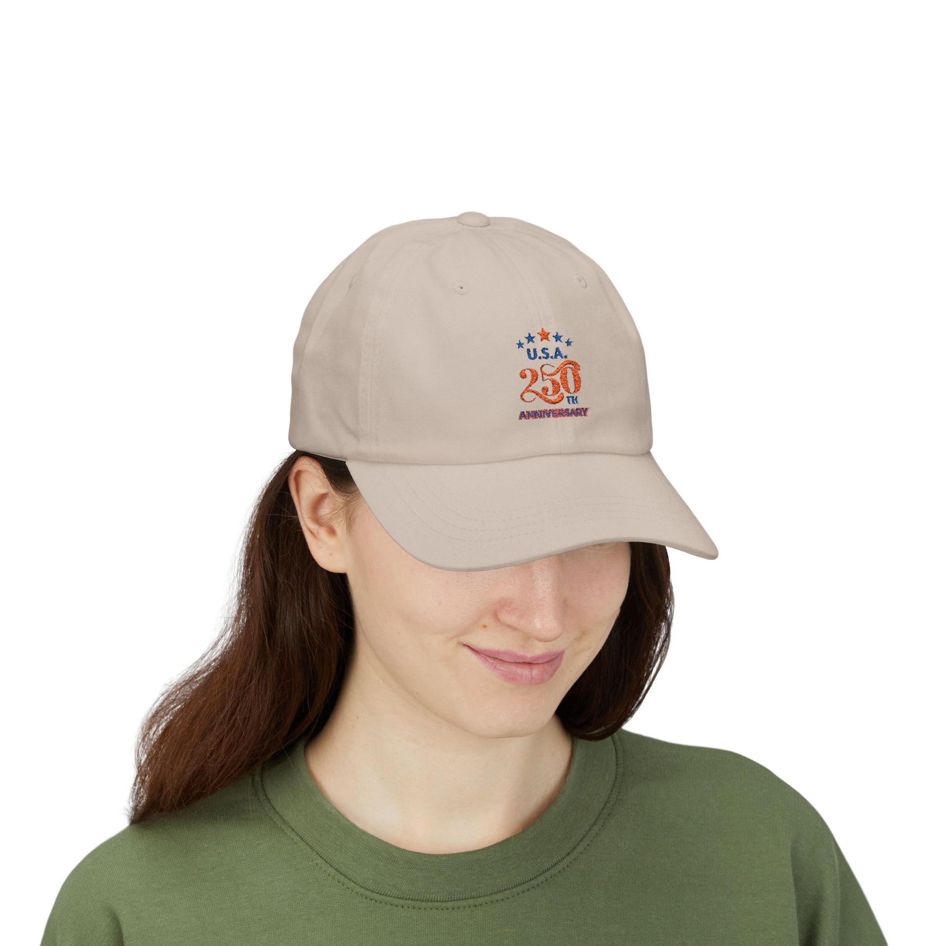 USA 250th Anniversary Dad Cap — Patriotic 250th Anniversary Baseball Hat - Trending Novelties & Gifts