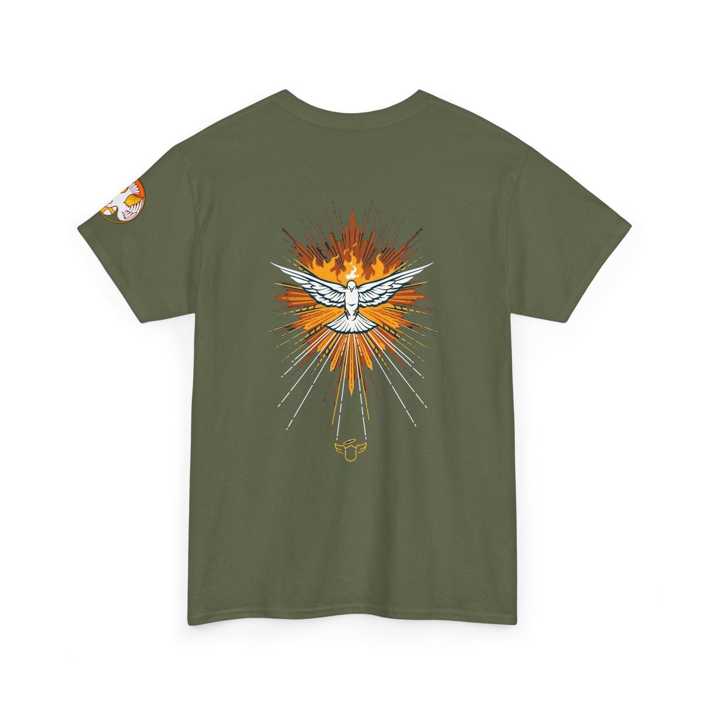 Holy Spirit Dove T-Shirt 2 — Radiant Catholic Faith Graphic Tee (CT)