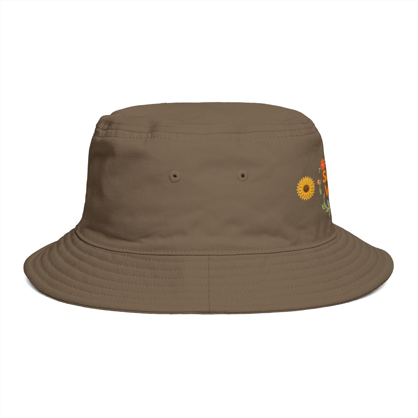 Bucket Hat — Sunny Vibes Floral Sunflower Summer Beach Accessory - Trending Novelties & Gifts
