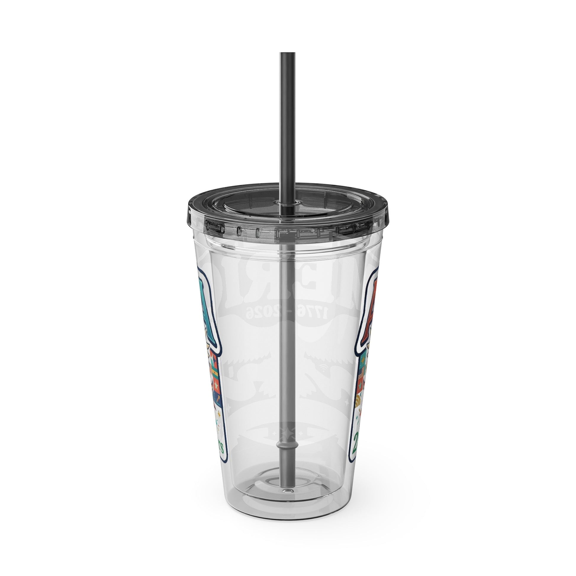 America 250 Years Eagle Tumbler with Straw |  USA 250th ANNIVERSARY Commemorative Drink Cup - Trending Novelties & Gifts