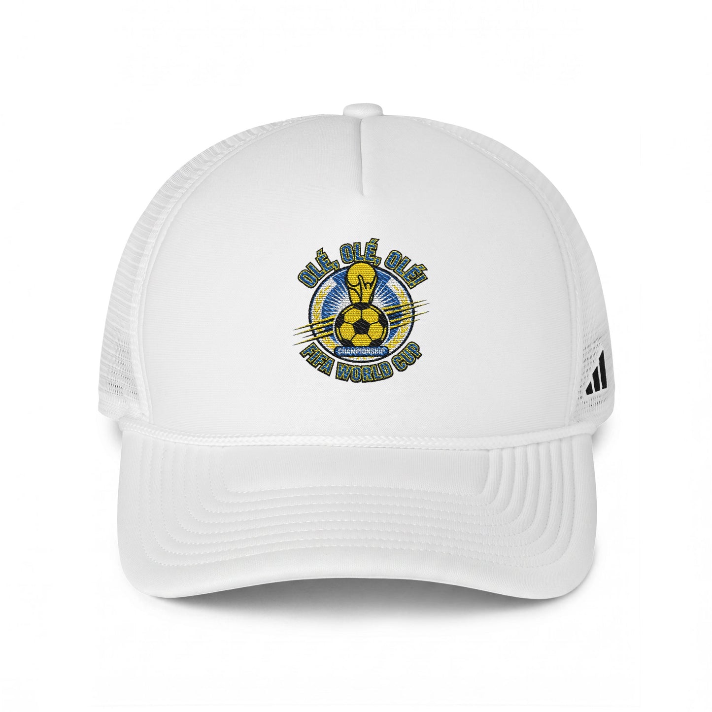World Cup '26 Trucker Cap — Embroidered FIFA Soccer Emblem Cap - Trending Novelties & Gifts