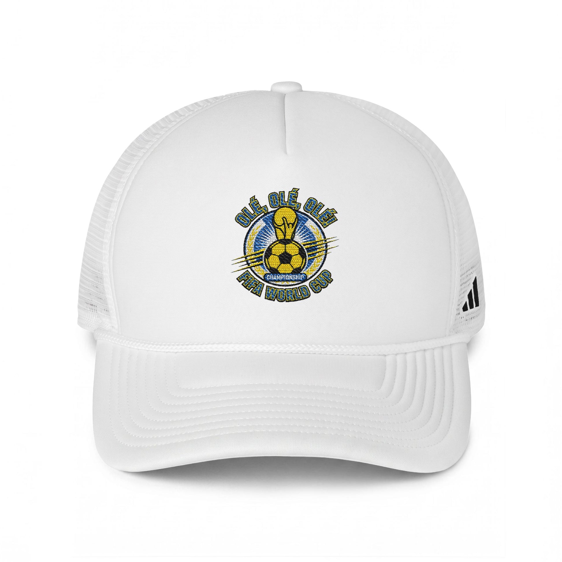 World Cup '26 Trucker Cap — Embroidered FIFA Soccer Emblem Cap - Trending Novelties & Gifts