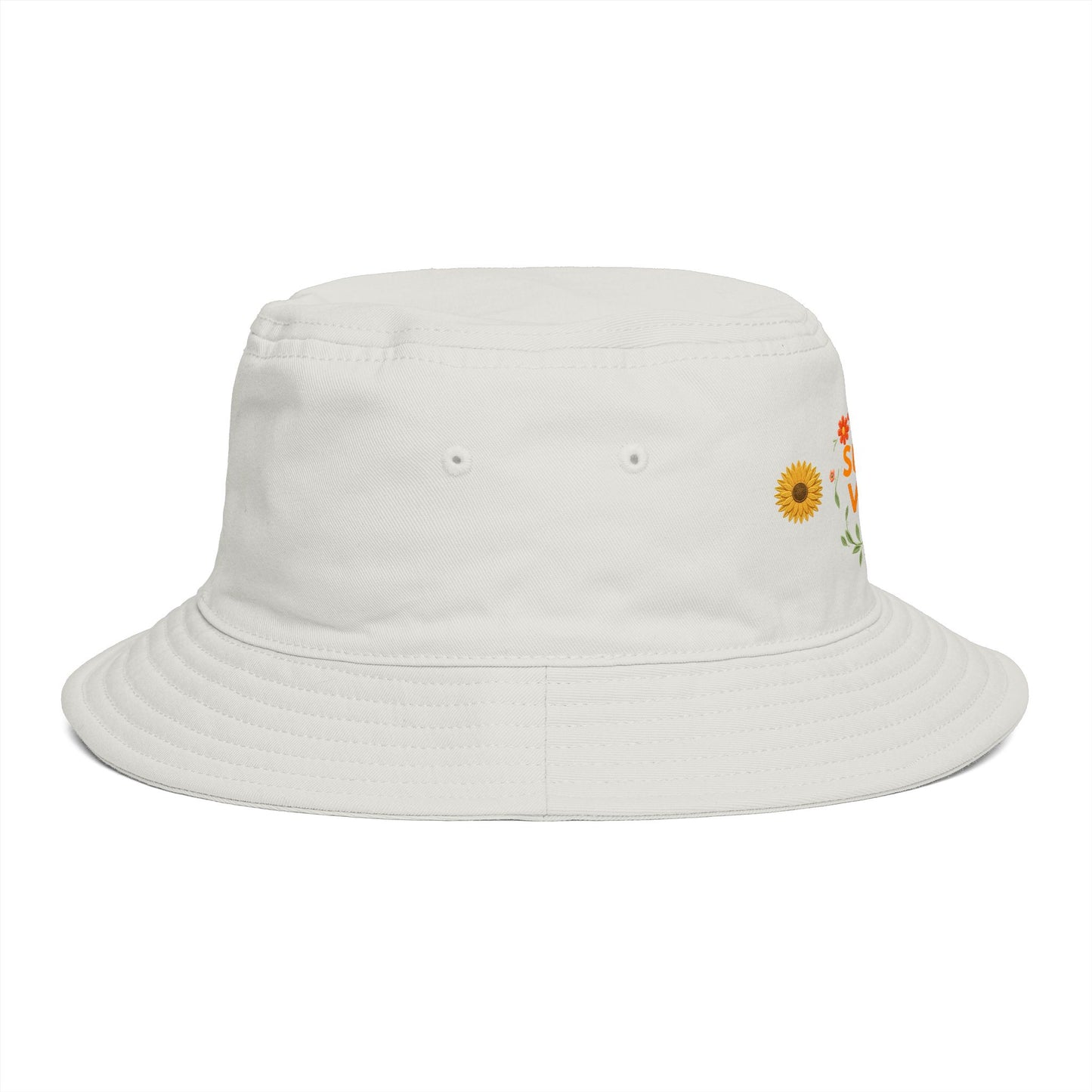 Bucket Hat — Sunny Vibes Floral Sunflower Summer Beach Accessory - Trending Novelties & Gifts