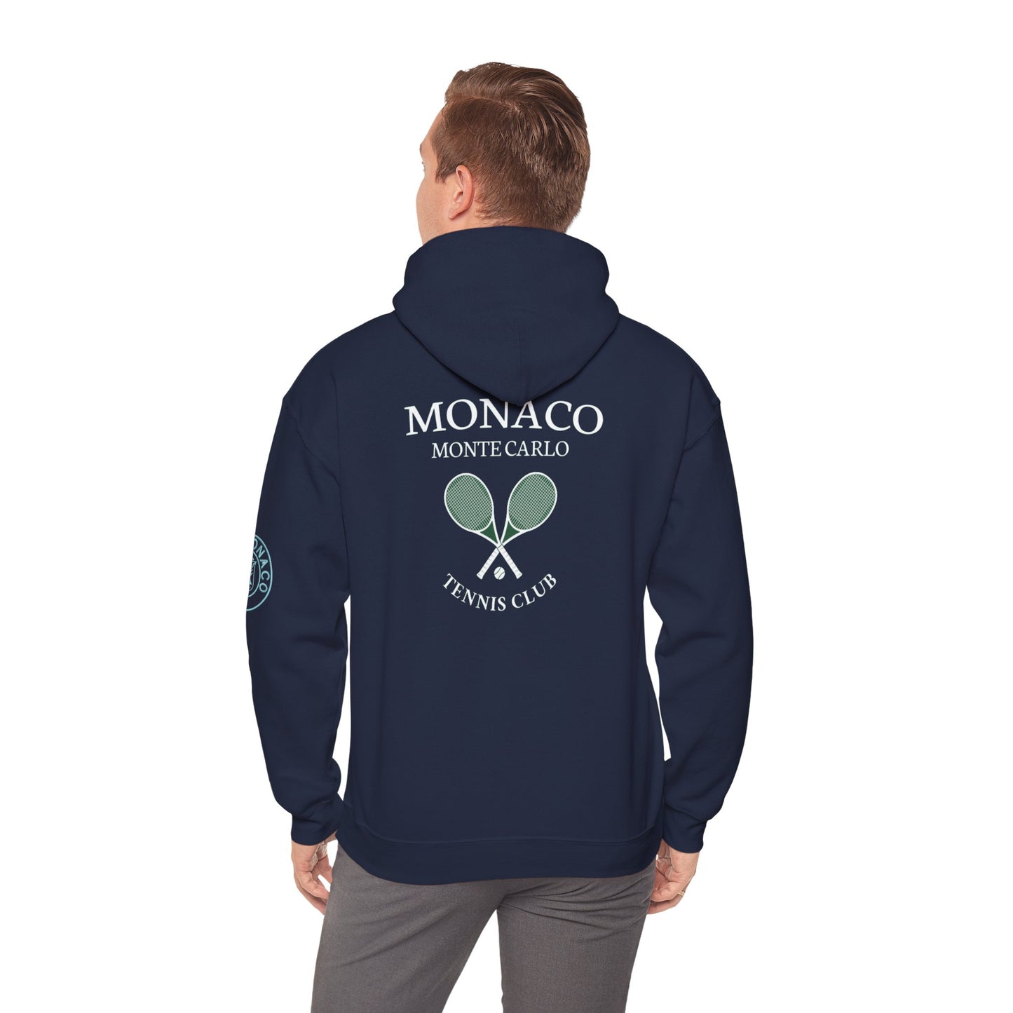 Monaco Monte Carlo Tennis Club Hoodie — Casual Sportswear for Players & Fans.