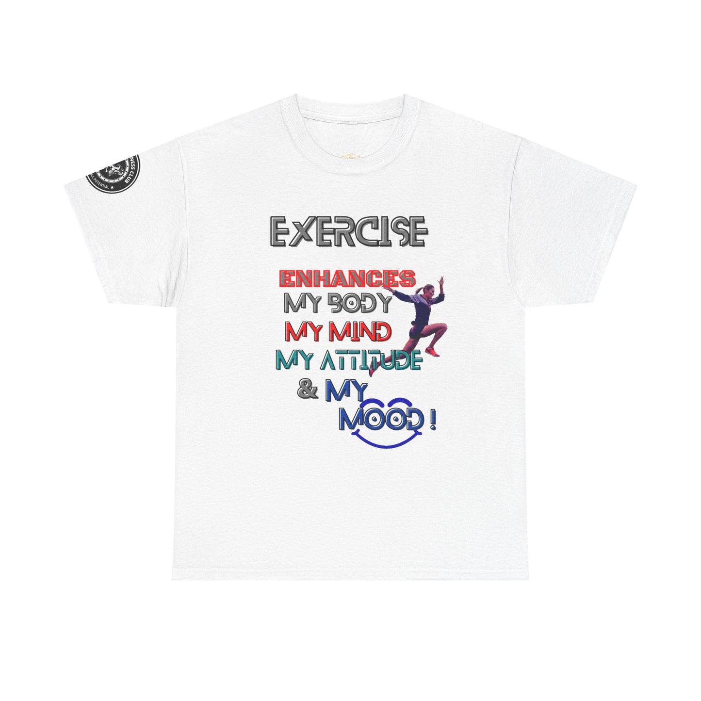 Fitness Quotes Gym Wear Unisex Heavy Cotton Tee 3. FQT