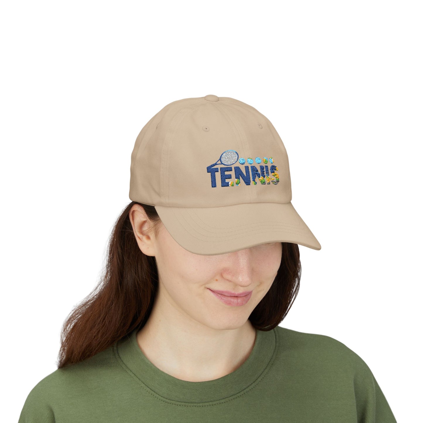 Tennis Creative Graphic Design Cap (Sky Creative1) (EM)