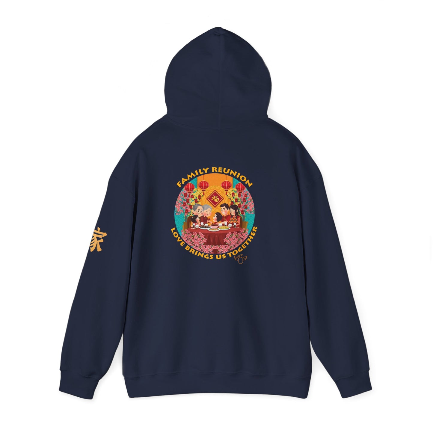 Family Reunion Hoodie – 'Love Brings Us Together' Chinese New Year Novelty Tee