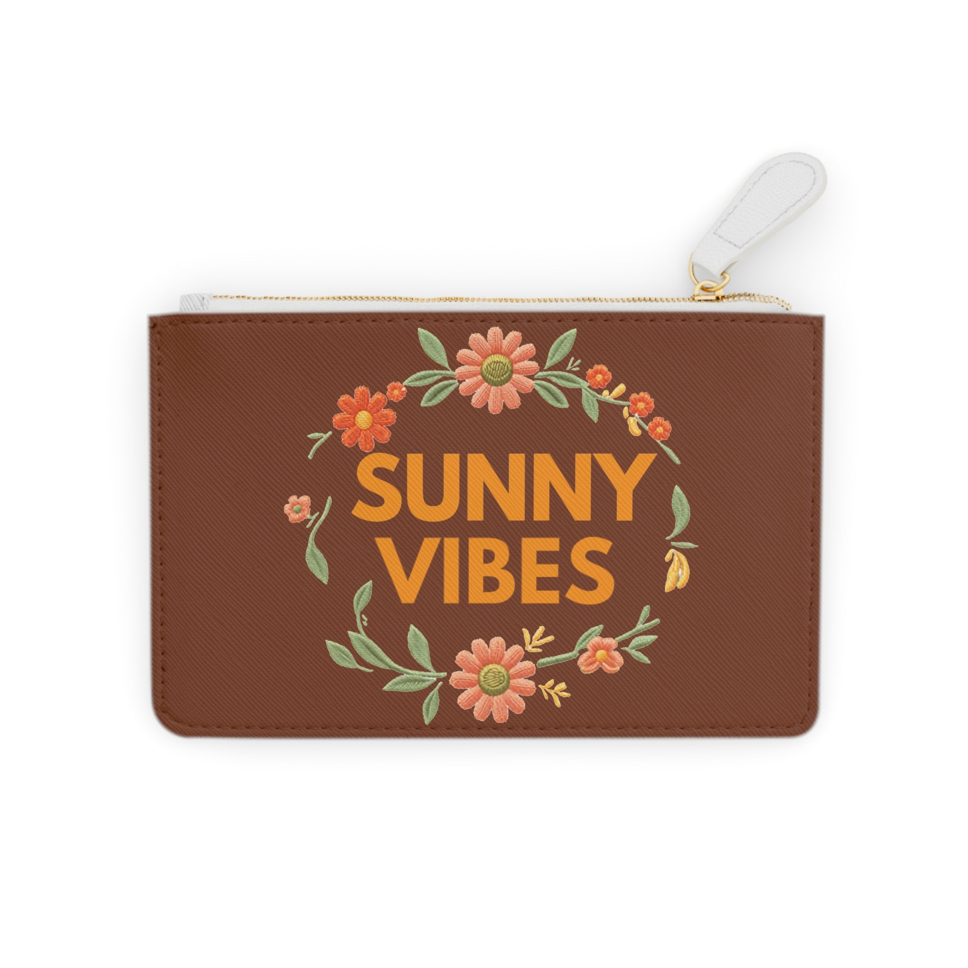 Summer Mini Clutch Bag — Sunny Vibes Floral Zip Pouch - Trending Novelties & Gifts