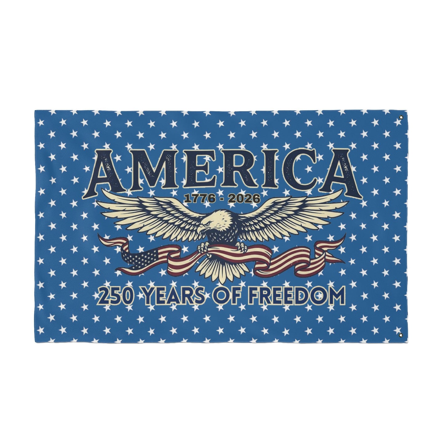 America 250 Years of Freedom Double-Sided Flag with Eagle | USA 250th ANNIVERSARY Double-Sided Flag - Trending Novelties & Gifts