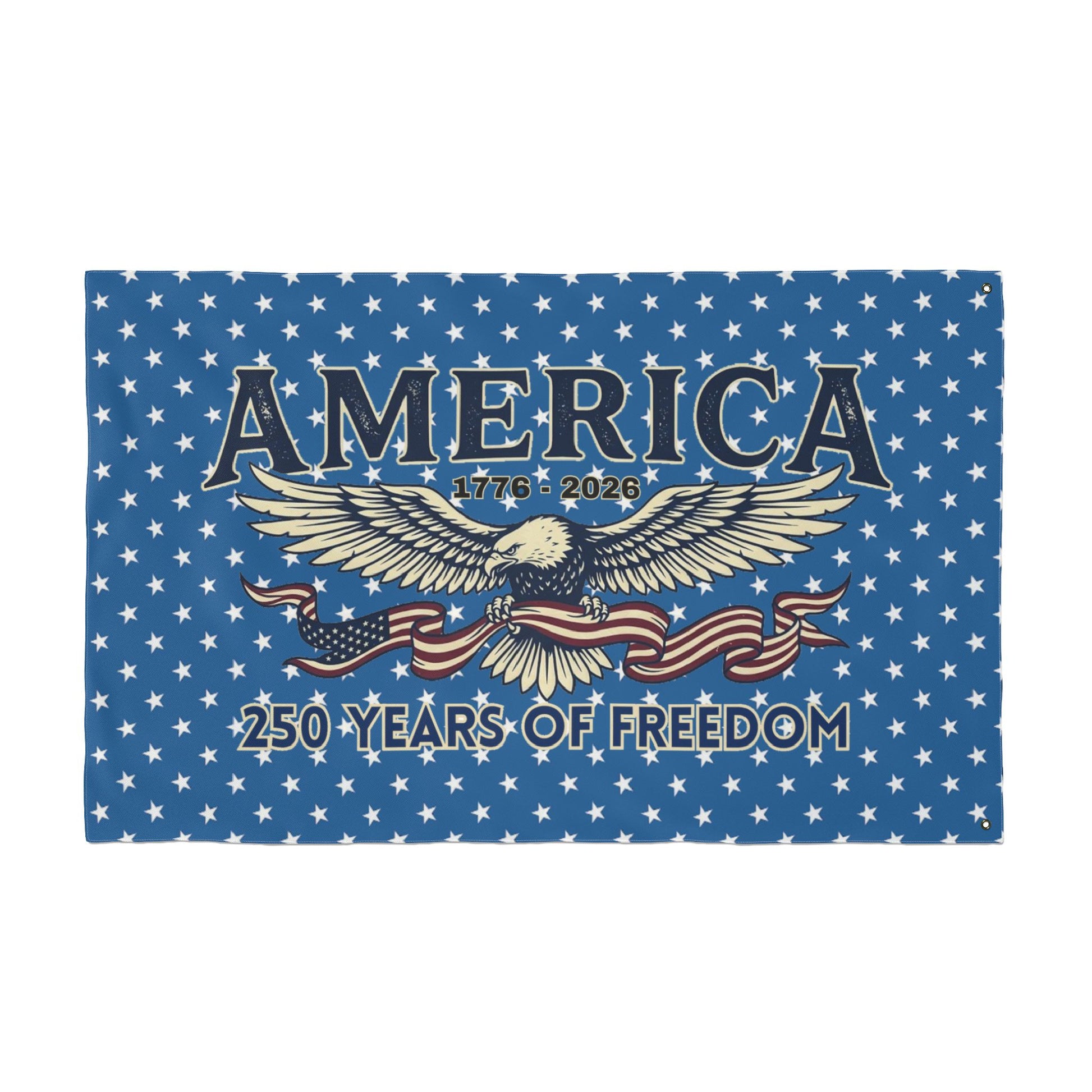 America 250 Years of Freedom Double-Sided Flag with Eagle | USA 250th ANNIVERSARY Double-Sided Flag - Trending Novelties & Gifts
