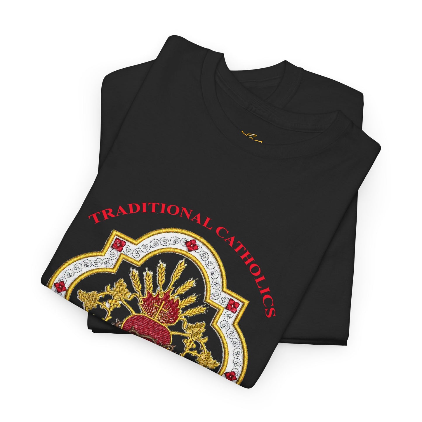 Sacred Heart Catholic Tee — Traditional Devotional Graphic T-Shirt (CT)