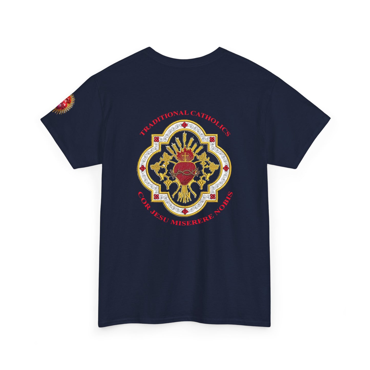 Sacred Heart Catholic Tee — Traditional Devotional Graphic T-Shirt (CT)