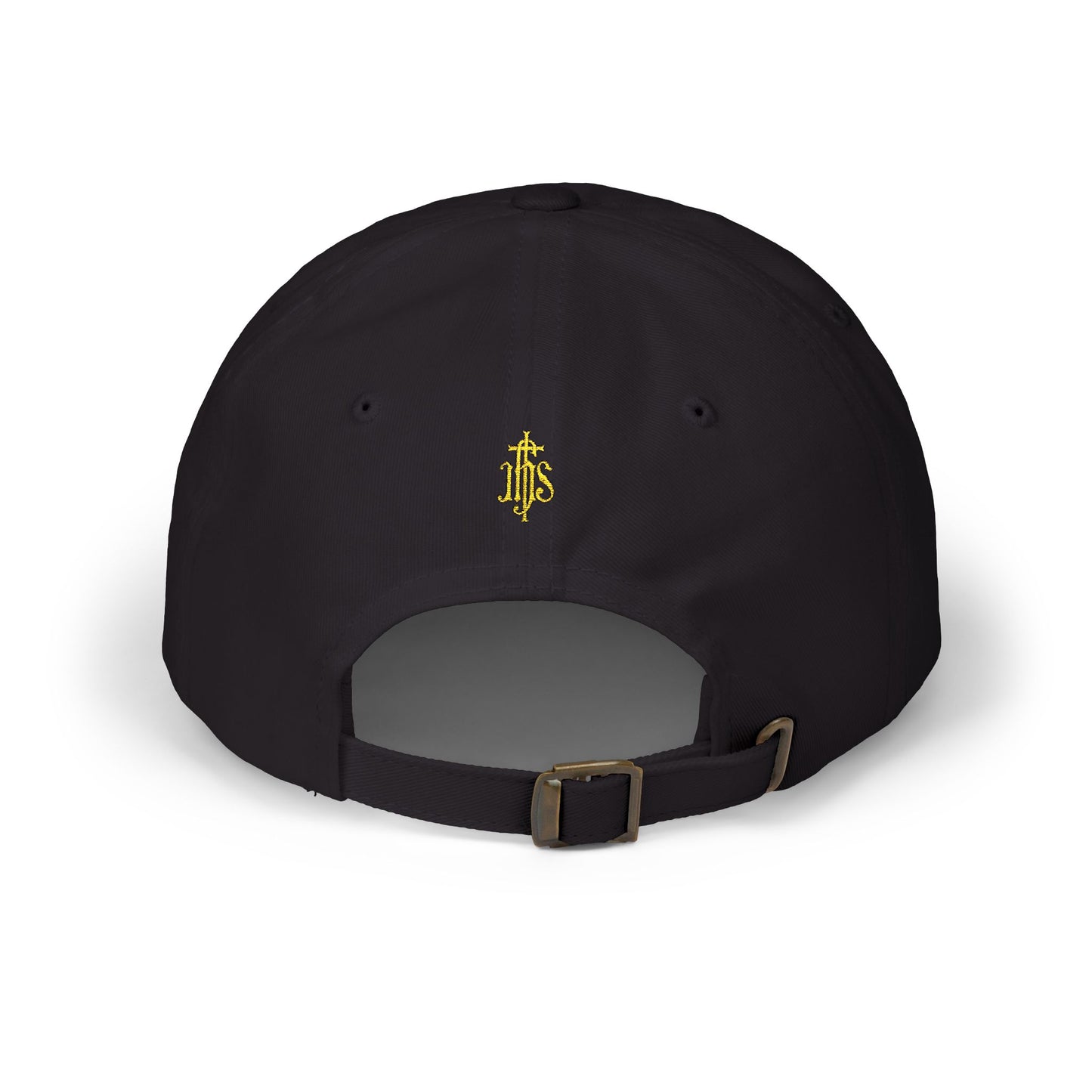 Dad Cap — Embroidered Catholic IHS Monogram Baseball Cap (EM)