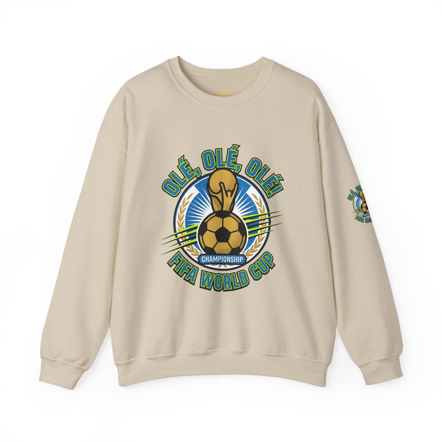 World Cup '26 Soccer Crewneck Sweatshirt — "Olé Olé Olé" Championship Design - Trending Novelties & Gifts