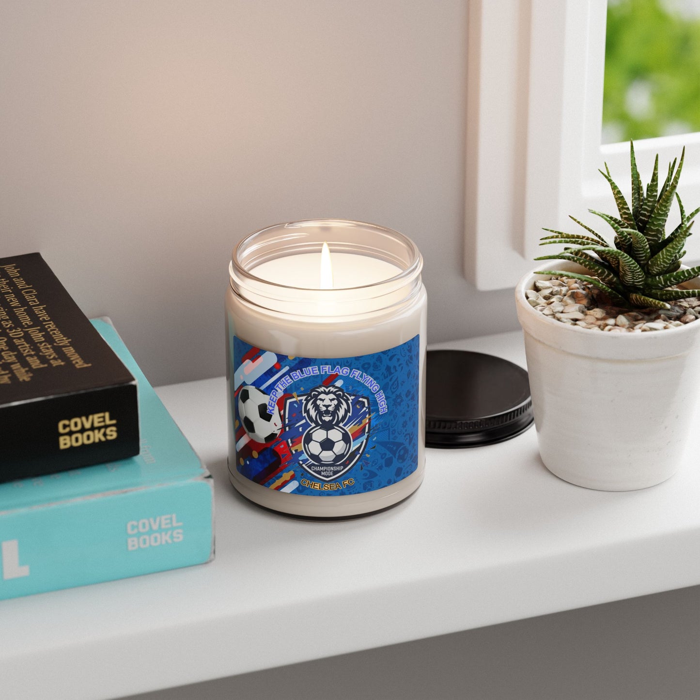 Keep the Blue Flag Flying High Candle | Chelsea Soccer Fans Proud New Label - Trending Novelties & Gifts