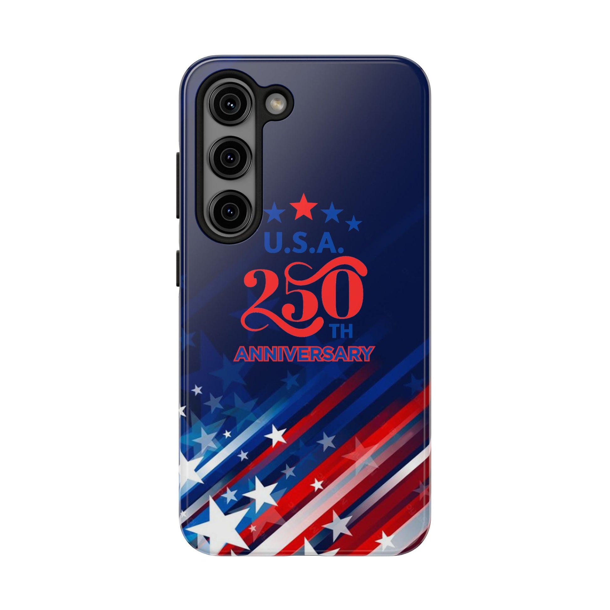 USA 250th Anniversary Tough Phone Case – Patriotic "American Flag" Design - Trending Novelties & Gifts