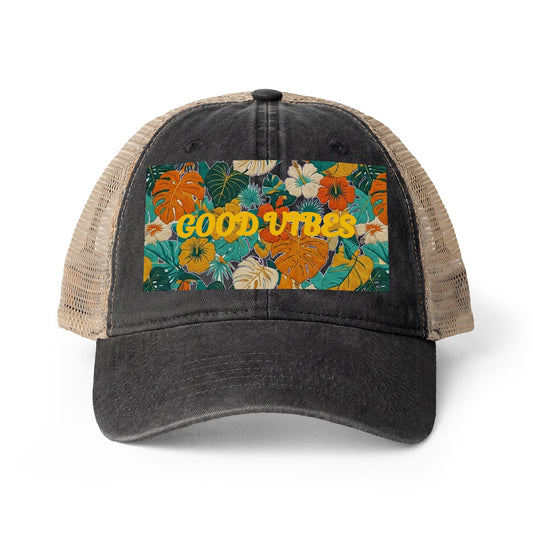 Women's Washed Mesh-Back Cap for Summer - Trending Novelties & Gifts