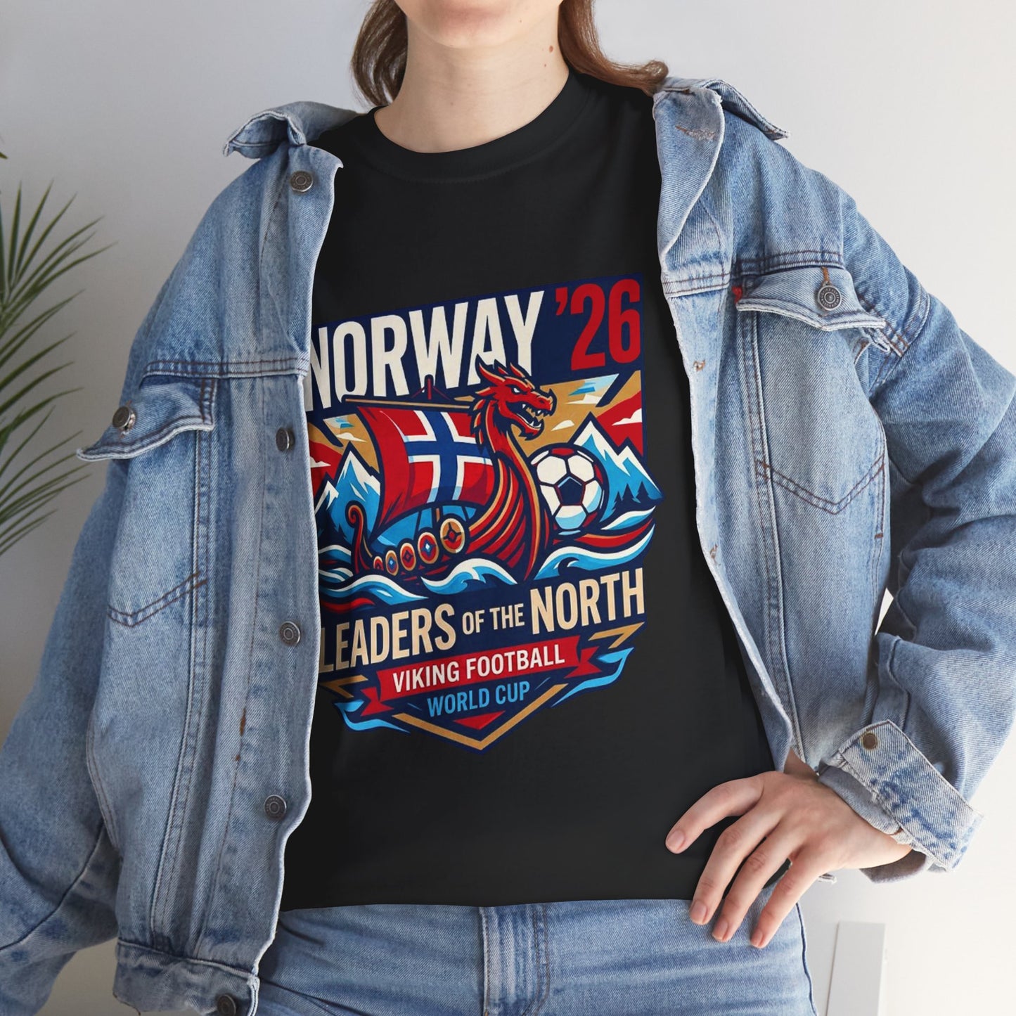Leaders of the North: Norway '26 Soccer Fan Tee