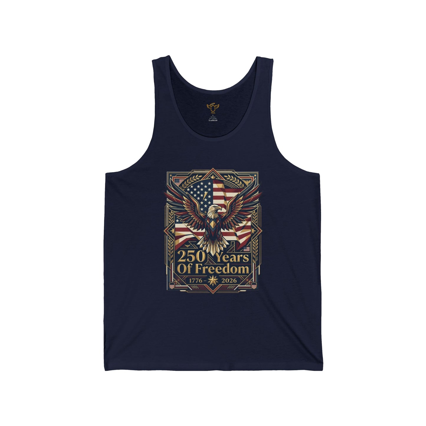 America 250 Years of Freedom Eagle Women's Tank Top — USA 250th ANNIVERSARY Tank Top