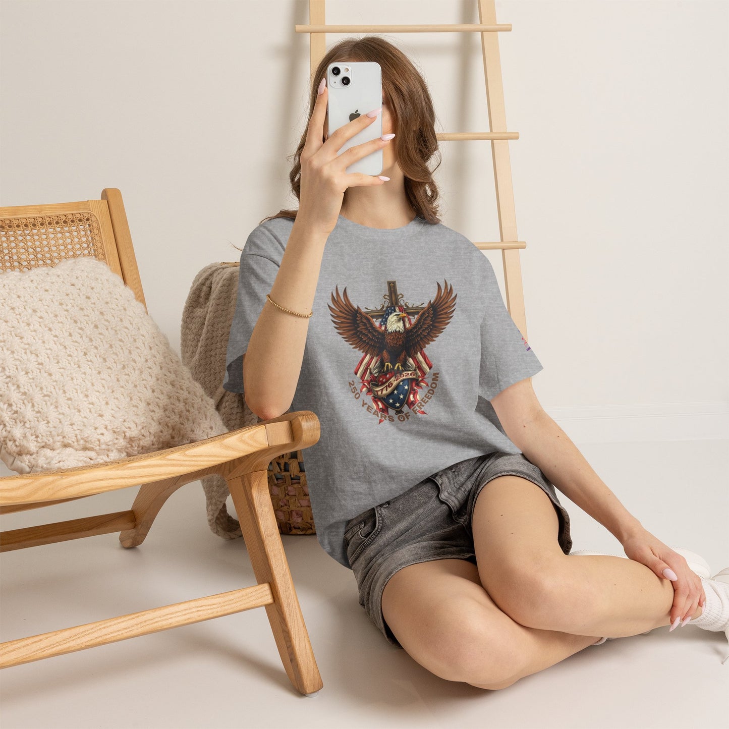 Patriotic Eagle Tee — 250 Years of Freedom Graphic T‑Shirt (USA 250th)
