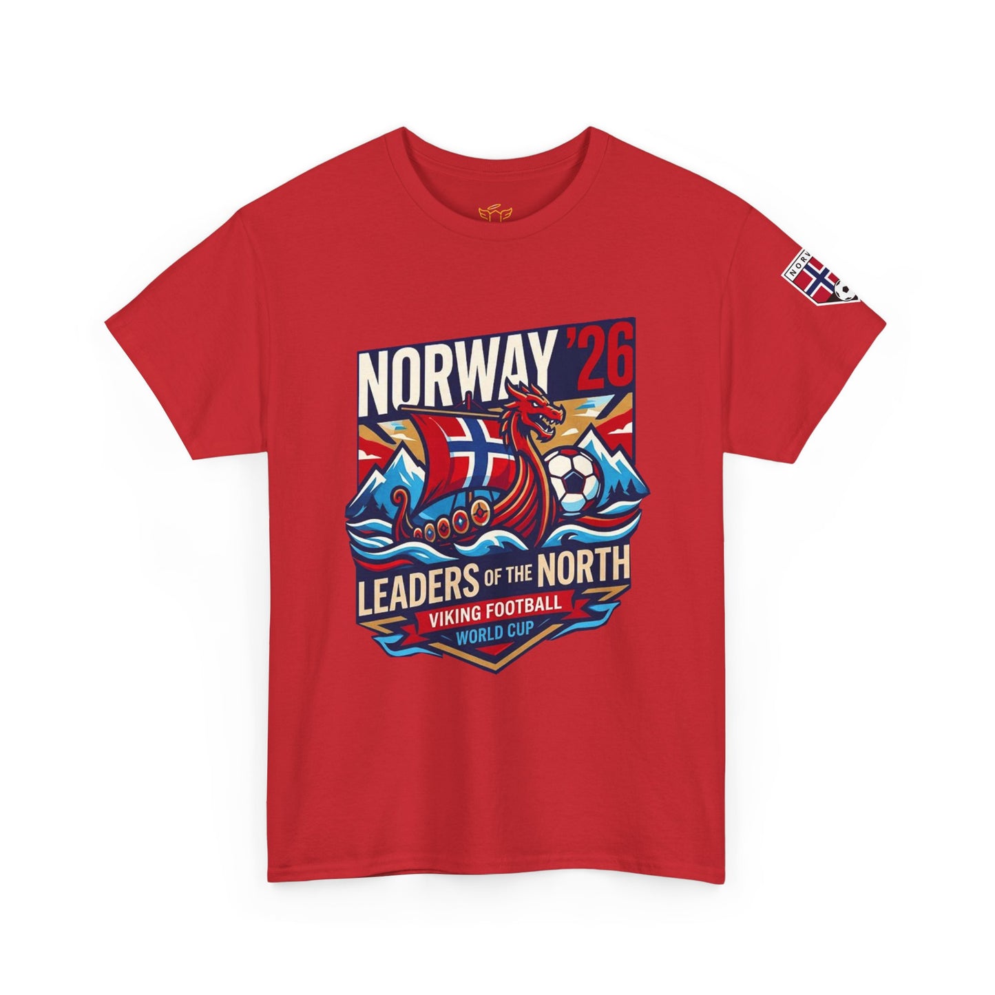 Leaders of the North: Norway '26 Soccer Fan Tee