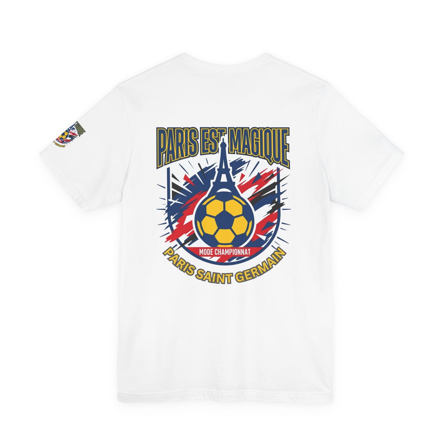 Paris-inspired Soccer Crest Tee | Paris Saint Germain Soccer Fan T-shirt - Trending Novelties & Gifts