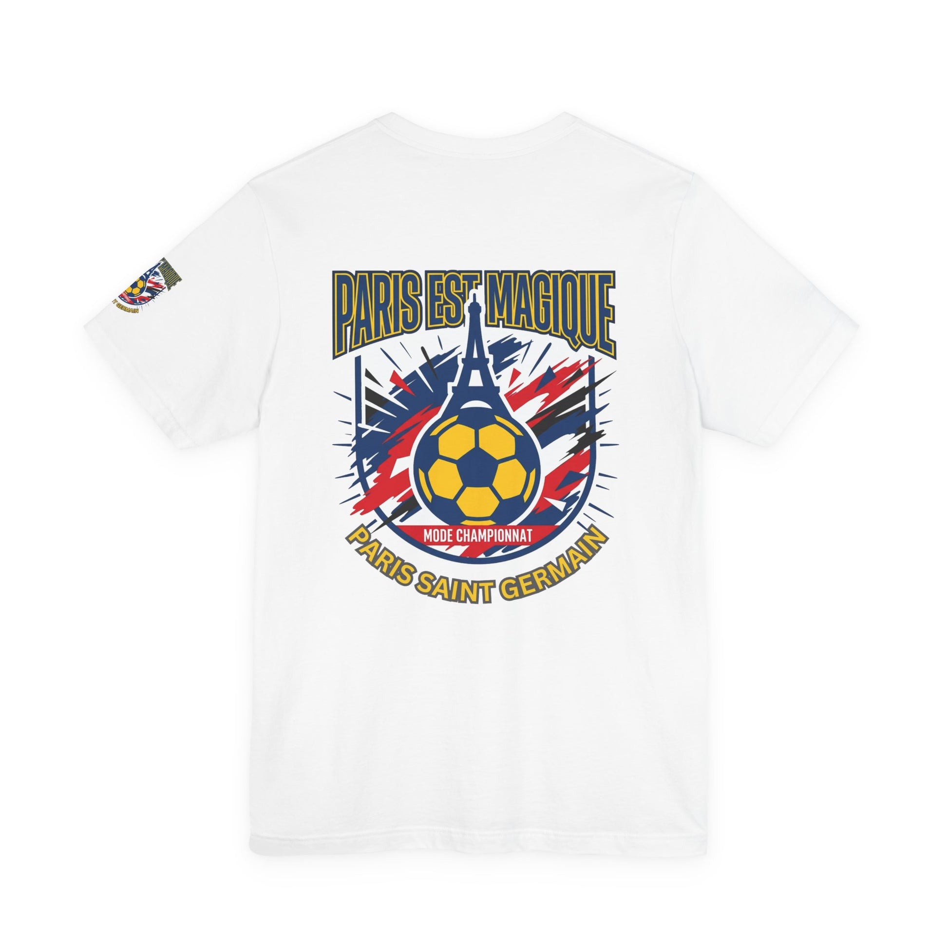 Paris-inspired Soccer Crest Tee | Paris Saint Germain Soccer Fan T-shirt - Trending Novelties & Gifts