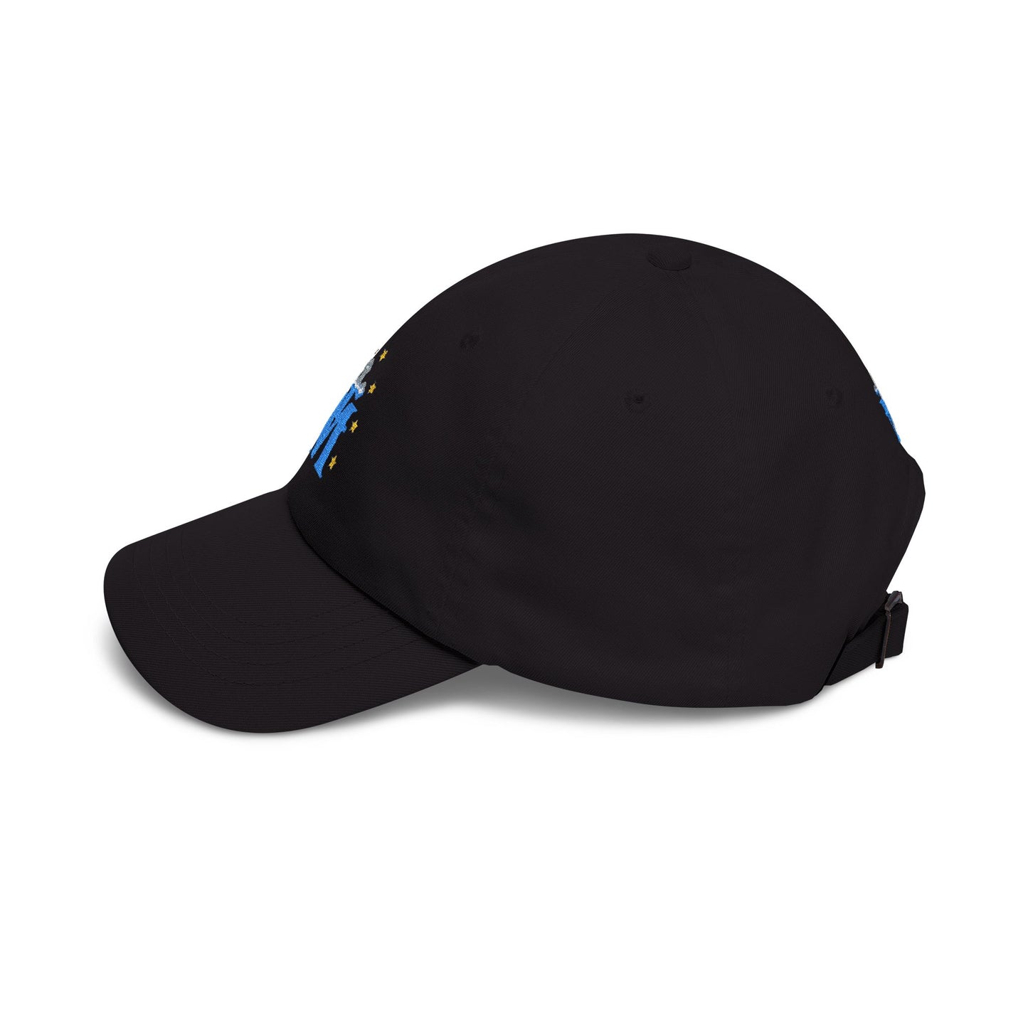 Marian 'M' Embroidered Cap — Blue Marian Monogram Cap (EM)