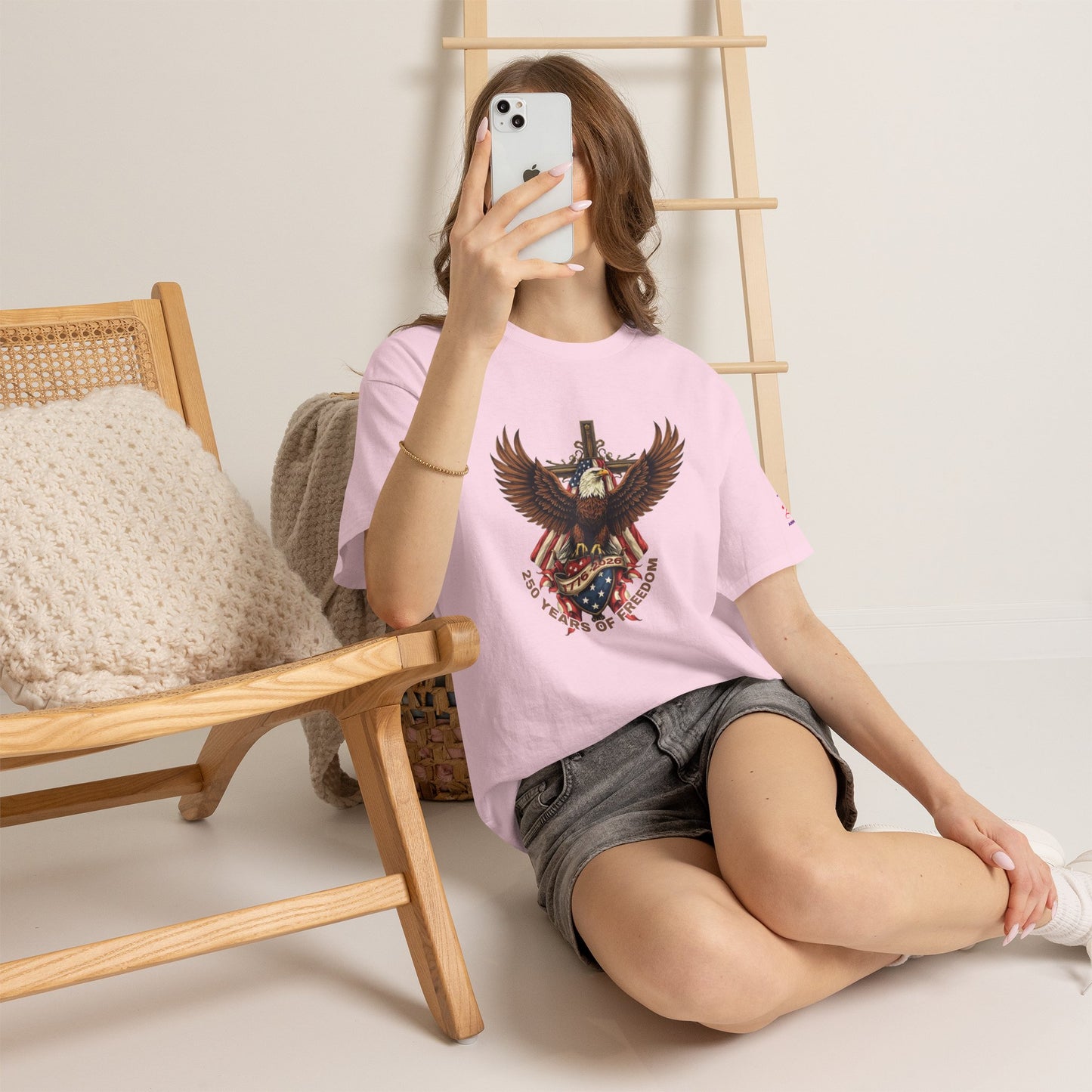 Patriotic Eagle Tee — 250 Years of Freedom Graphic T‑Shirt (USA 250th)