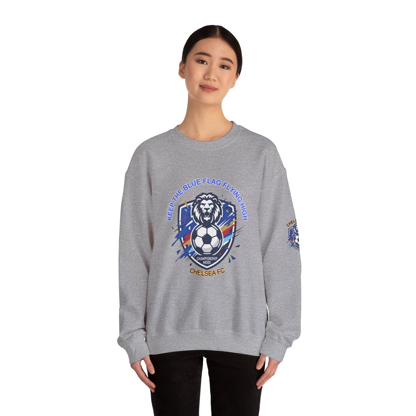 Keep the Blue Flag Flying High Sweatshirt | Chelsea Soccer Fans Pride Sweatshirt, - Trending Novelties & Gifts