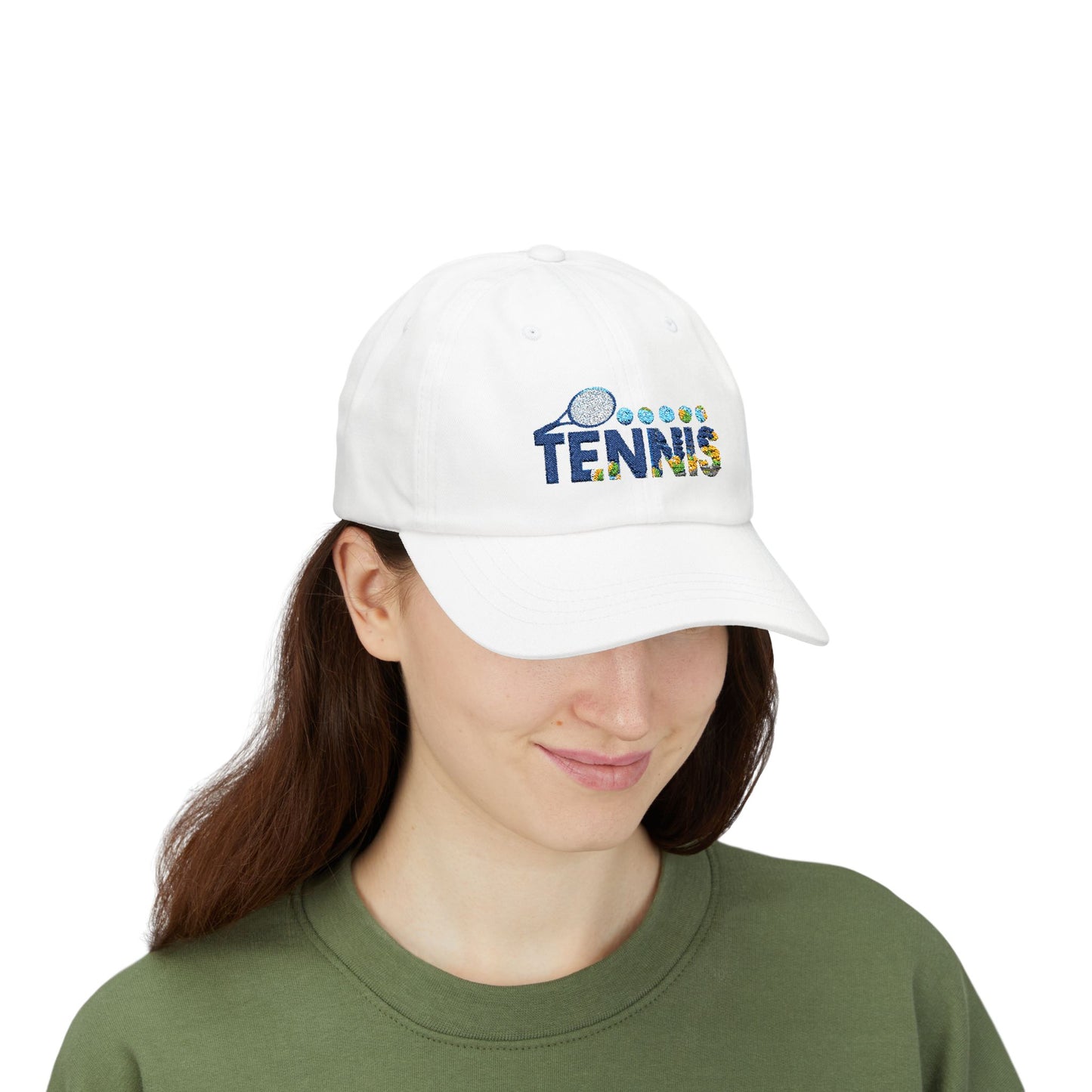 Tennis Creative Graphic Design Cap (Sky Creative1) (EM)